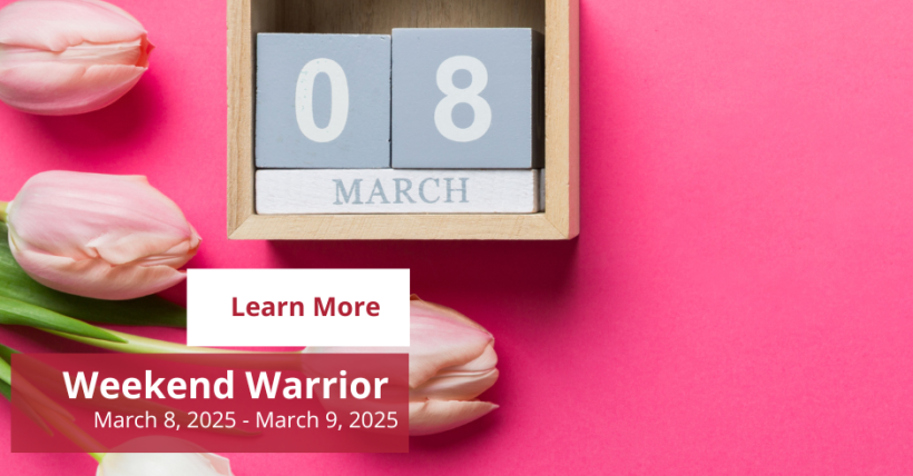 Weekend Warrior: March 8-9, 2025 | Amy Jones Group